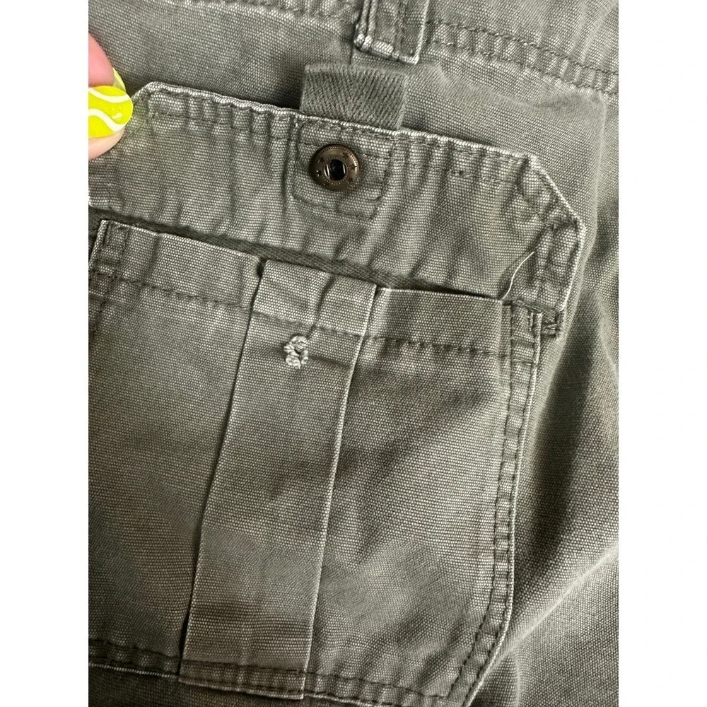 VTG Guide Gear Cargo Pant 40x30 Olive Green Canvas Utility Work Trousers Grunge‎